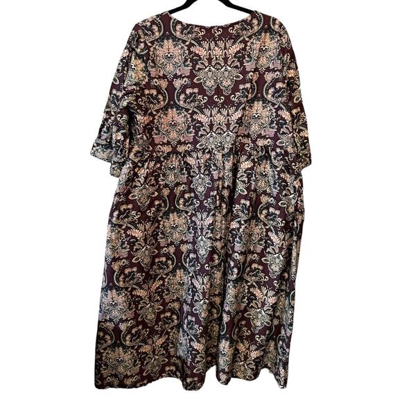 Dainty Jewells Floral Paisely Dress size XXXL - Picture 2 of 10